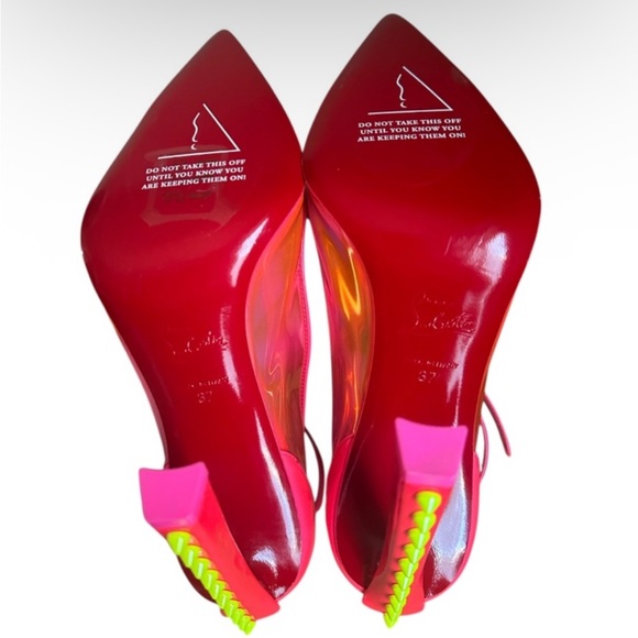 Christian Louboutin Condorapik PVC
Debout Iridescent heels RETAIL 1,045 - Picture 7 of 8